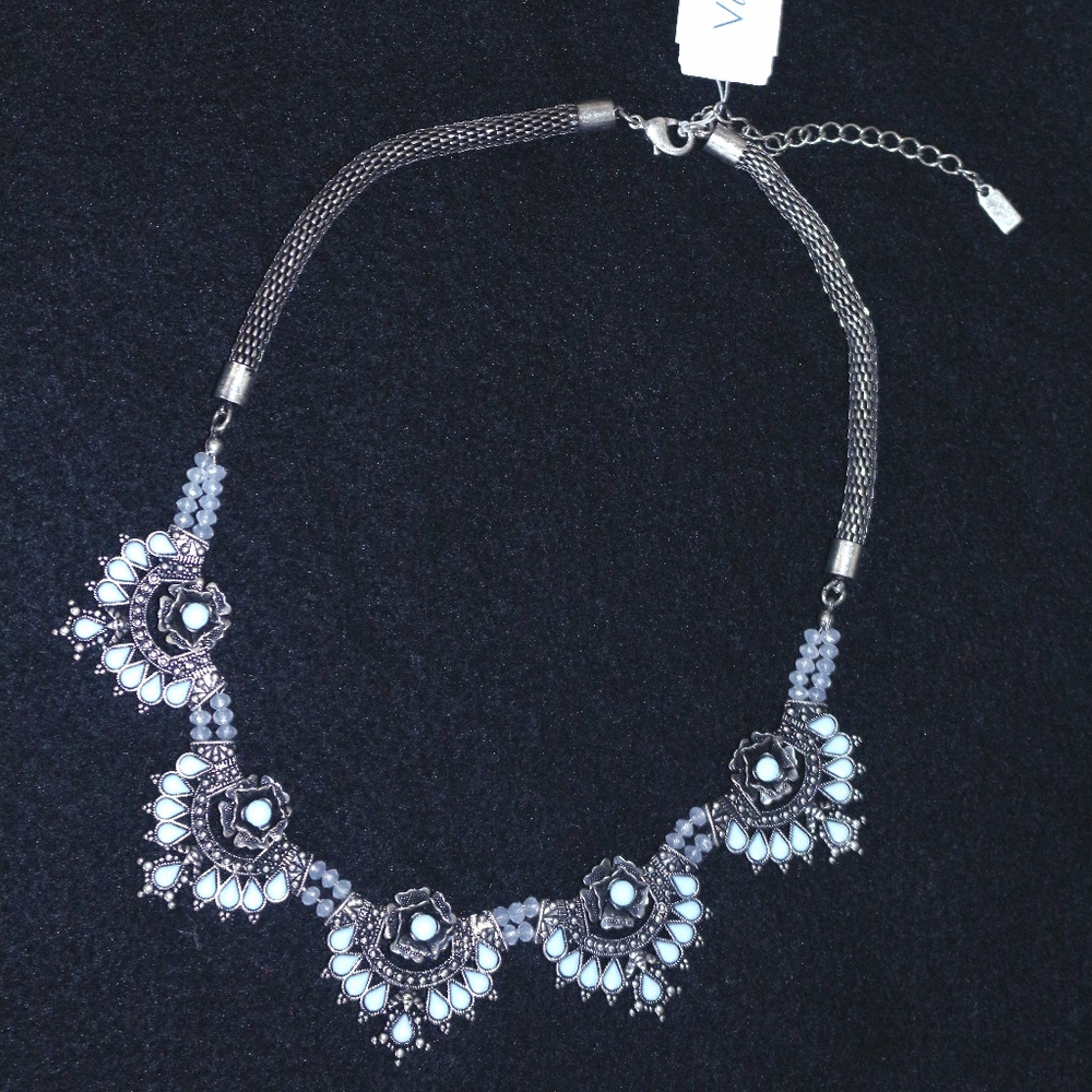 5 Drop Rose Necklace 18-21"